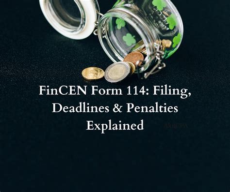 fincen filing deadline